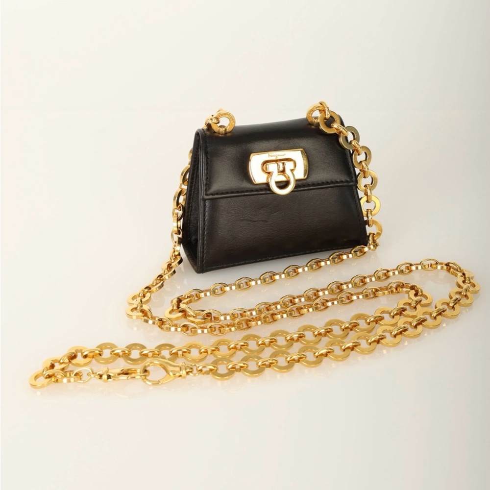 SALVATORE FERRAGAMO GANCINI
LOCK MINI BAG